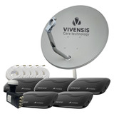 Kit Receptor Digital Vx10 Vivensis Sat Hd Regional