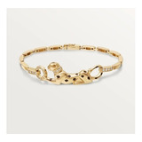 Cartier Original Pulsera La Panthere Oro 18 K Y Diamantes.