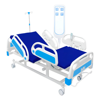 Cama Hospitalaria Electrica Lujo Con Porta Suero Y Colchon | Meses sin interés