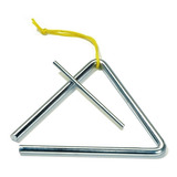 Triangulo Percusion Metalico 17cm Instrumento Musical Niños