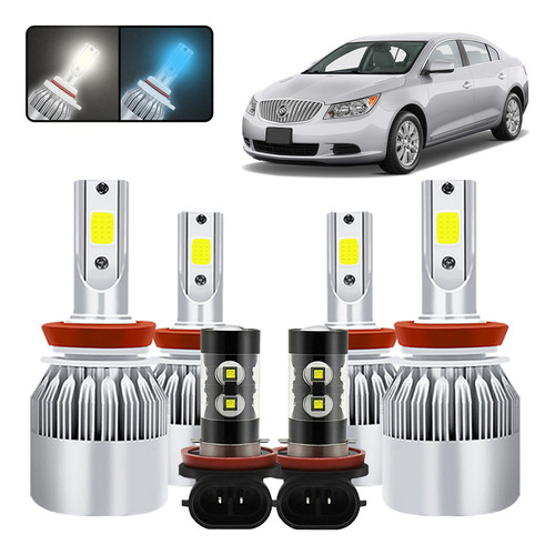 11000lm Kit De Faros Led Luz Alta Y Baja Para Buick Series L