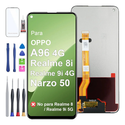 Para Oppo Realme 8i/9i/ A96 4g/ Narzo 50 Pantalla Incell