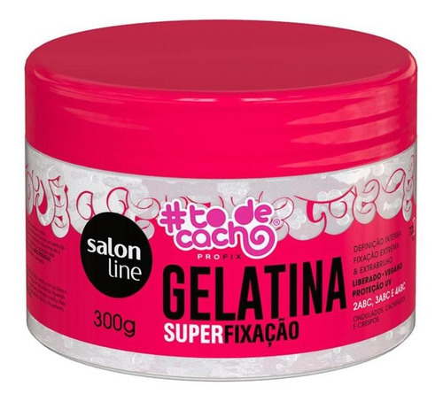 Gelatina To De Cacho Super Fixação Salon Line 300g