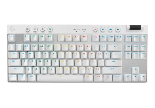 Teclado Mecánico Inalámbrico Logitech Pro X Tkl White 012143