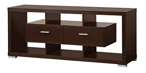 Coaster Modern Tv Console Con Dos Cajones De Almacenamiento 