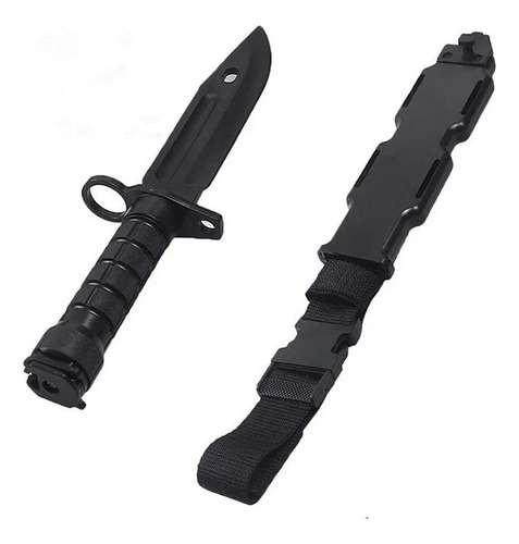 Cuchillo Táctico De Juguete De Goma Modelo Daga M9 Army Fan