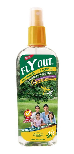 Fly Out Repelente De Mosquitos Ecológico 265ml