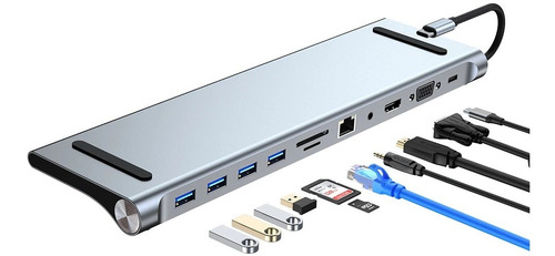 Dock Station 11 Em 1 Para Macbook Pro, Mac Mini, Macbook Pro