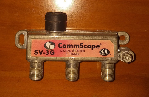 Derivador Splitter De Señal Coaxil 3 Salidas Commscope Sv-3g