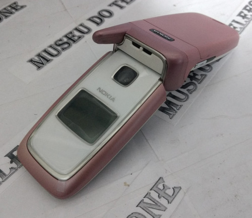 Celular Nokia 6101 Rosa Flip Pequeno Antigo De Chip