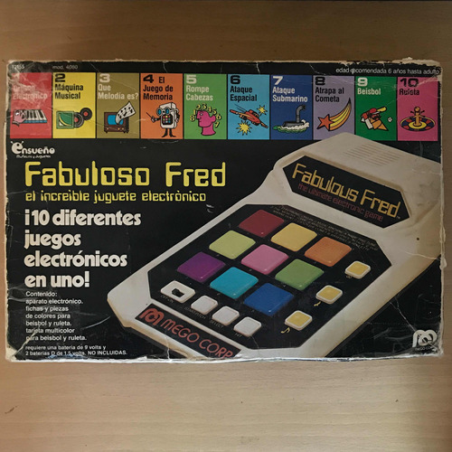 Juguete Fabuloso Fred Ensueño 1980 En Caja