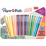Paper Mate Colección Vintage Plumígrafos 24 Piezas 2152224
