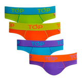 Pack 4 Slips Algodón Top - Colores Surtidos -