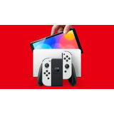 Nintendo Switch Oled 64gb Standard Cor  Branco E Preto