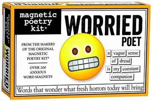 Magnéticos Poesía - Preocupado Poeta - Palabras Para Nevera 