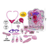 Kit Médica Com Luz E Som 17 Peças Brinquedo Infantil