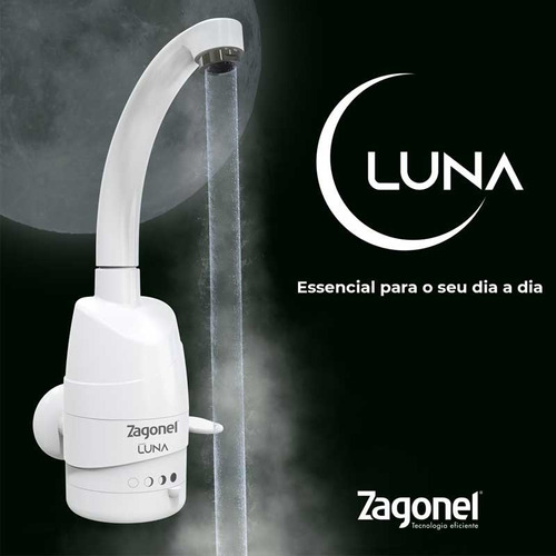 Torneira Elétrica Parede Zagonel Luna 4 Temperaturas 220v