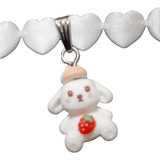 Choker Collar Corazones Dije Pompompurin Sanrio Kawaii 