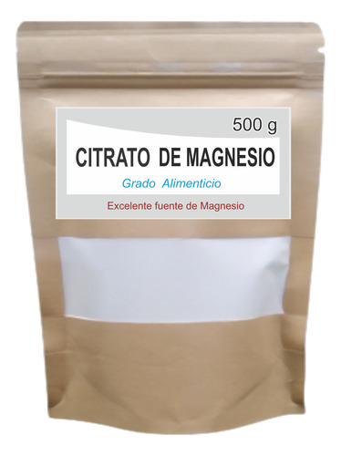 Magnesio 500g Alta Calidad Alim - g a $60