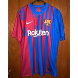 Jersey Nike Fc Barcelona Local Hombre Aficionado 2021-2022