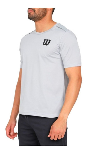 Camiseta Deportiva Hombre Cuello Redondo Wilson  Gym Fitness