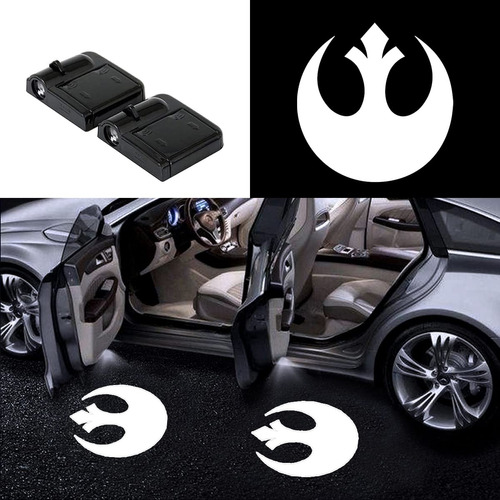 Fit Star War Car Door Light Logo Projector Jedi Order Hd Gho Foto 8