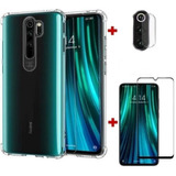 Funda + Mica Pantalla + Mica Cámara Xiaomi Redmi Note 8 Pro