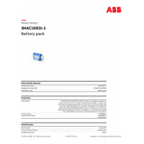 Batería Abb Smb 3hac16831-1