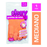 Guantes P/lavar Platos Skay Anatomico Mediano 7 Y 1/2. 8