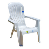 Sillón Reposera Varadero Blanco Voss 2000 Jardín Exterior