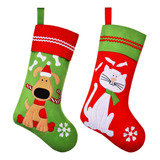 2 Piezas Medias De Navidad Para Mascotas Decoración De Calce