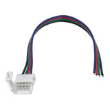 Conector Empalme Con Cable Tira De Led 5050 Rgb Macroled