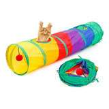 Tunel Brinquedo Pet Labirinto Para Gatos Cães Interativo Top