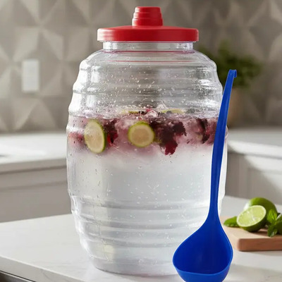 Vitrolero De Plástico Con Cucharón 20 Litros Sin Asa | MercadoLibre