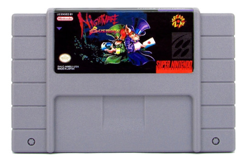 Fita Snes Nightmare Busters Inglês Cartucho Super Nintendo