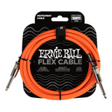 Ernie Ball Cable Para Instrumento Ernie Ball 3m Naranja Rect