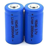 2 Baterias Pilas Gh 16340 Litio Marca Ultrafire 2000 Mah 4.2v Linterna Herramientas