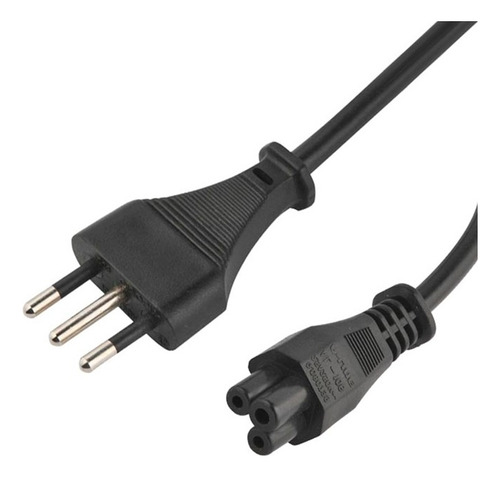 Cable De Poder Tipo Trebol 1.5 Metros 