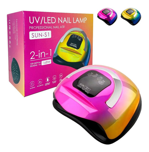 Lampara Profesional Para Uñas Uv/ Led 168w Sun S1 Camaleón