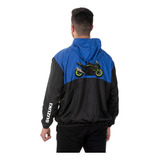 Blusa Corta Vento Masculina Forrada Suzuki Motosport !!