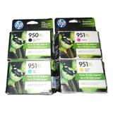 Pack 4 Cartuchos Tinta Hp  950xl 951xl 