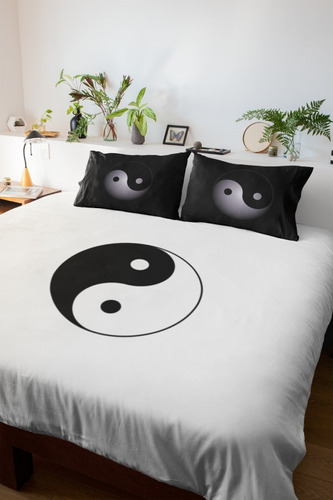 Manta De Casal Ying Yang Tony E Country Decoração Quartos 