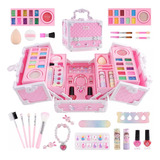 Kit De Maquillaje Lavable Real Beauty Sets Para Niñas -h