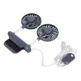 C Ventilador Para Monitor De Computadora, 2 Cabezales, 3