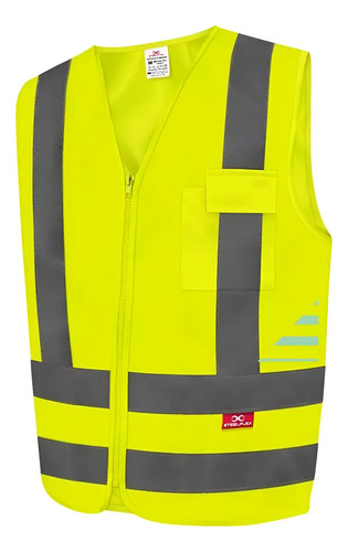 Blusão Refletivo Amarelo/laranja Fluore Steelflex - 1 Bolso