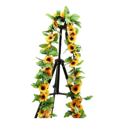 M 3 Guías De Girasoles Artificiales Decoración Hogareña 2.5 | Meses sin interés
