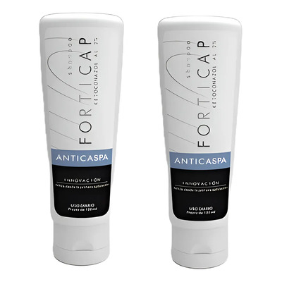 Pack 2 Shampoo Forticap Anticaspa 130ml C\u002Fu Ketoconazol 2 | Envío gratis