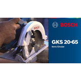 Serra Circular Bosch Gks 20-65 184mm 2000w 220v Leia Anuncio