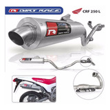 Escape Dirt Race Honda Crf 250 L Unico Solamente - Fas Motos