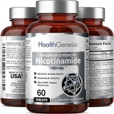 Nicotinamida Ultra Concentrada Energía Celular Nad+ 1500mg